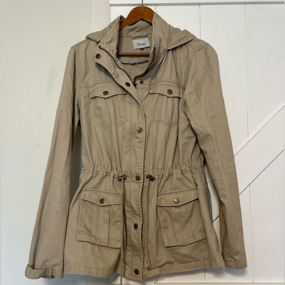 Kismet Khaki Utility Jacket Size Large - Picture 1 of 8